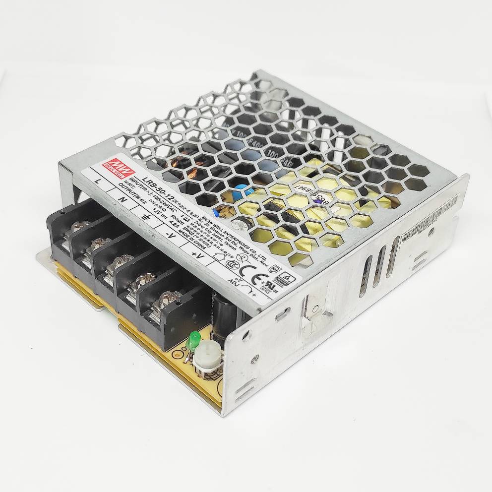 منبع تغذیه سوئیچینگ Mean Well LRS-50-12 دوازده ولت 4.2 آمپر 50 وات